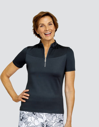 Tail Ladies Altai Short Sleeve Golf Polo - Black