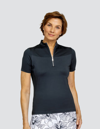Tail Ladies Altai Short Sleeve Golf Polo - Black