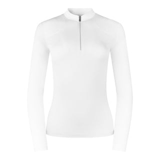 Tail Ladies Giralia Long Sleeve Polo - Chalk