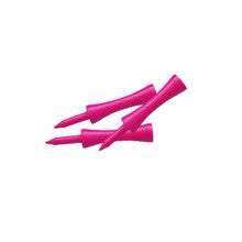 Pack Of 30 Wooden Castle  Golf Tees - Pink