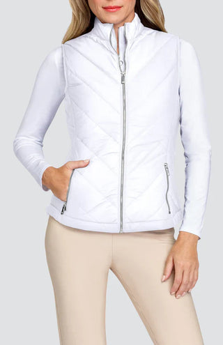 Tail Ladies Golf Sonny Quilted Vest - White