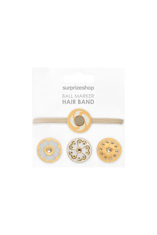 NSCO- Hairband Ball Marker Set - Gold