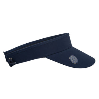 NSCO- Telephone Wire Ladies Golf Visor with Ball Marker -  Navy