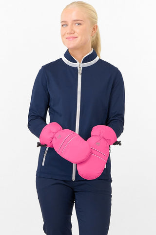 NSCO- Warm Winter Ladies Golf Mitts - Pink