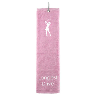 Surprizeshop Longest Drive Tri Fold Golf Towel Prize