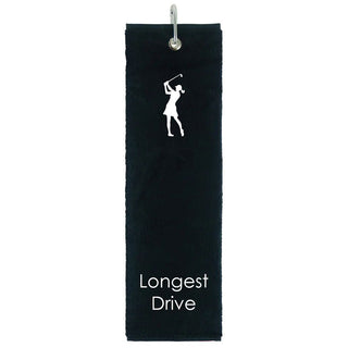Surprizeshop Longest Drive Tri Fold Golf Towel Prize