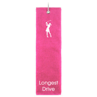 Surprizeshop Longest Drive Tri Fold Golf Towel Prize