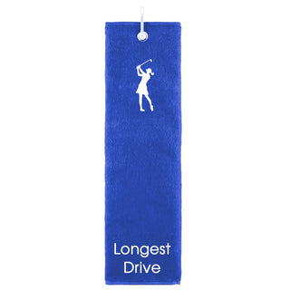 Surprizeshop Longest Drive Tri Fold Golf Towel Prize