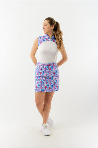 Pure Golf Clarity Print Skort- Watercolour Daydream