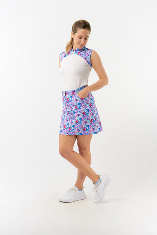 Pure Golf Clarity Print Skort- Watercolour Daydream