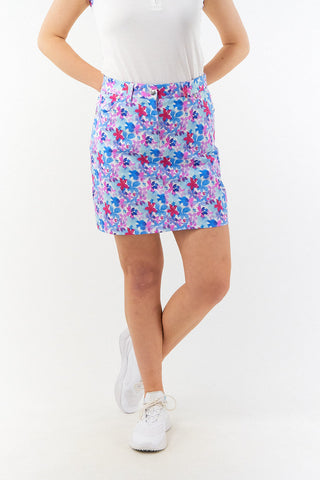 Pure Golf Clarity Print Skort- Watercolour Daydream