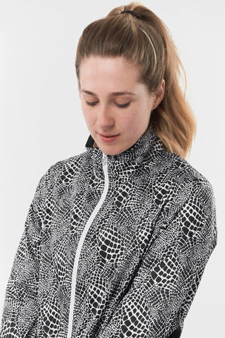 Pure Golf Jora Waterproof Full Zip Jacket - Mono Snake