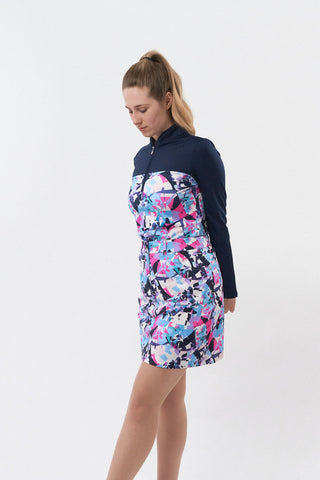 Pure Golf Clarity Print Ladies Golf Skort - Prism