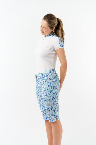 Pure Golf Barbados Trust Ladies Bermuda Golf Shorts - Willow