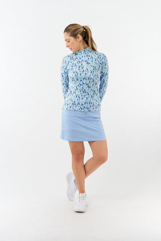 Pure Golf Serenity mid layer quarter zip top - Willow