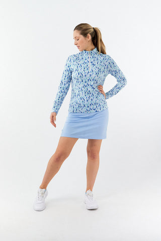 Pure Golf Serenity mid layer quarter zip top - Willow