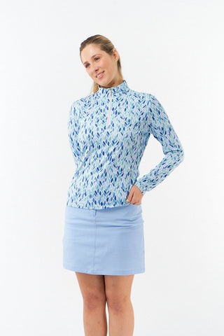 Pure Golf Serenity mid layer quarter zip top - Willow