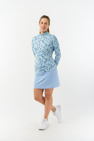 Pure Golf Serenity mid layer quarter zip top - Willow
