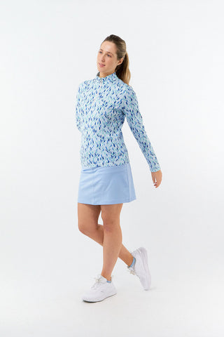 Pure Golf Serenity mid layer quarter zip top - Willow