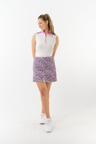 Chloe Sleeveless Polo - Leo Pop