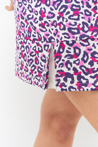 Alda Print Skort-  Leo Pop