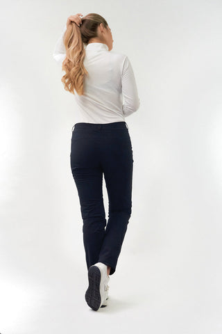 Pure Golf Navy Cascade Waterproof/Lined  Ladies Golf Trousers