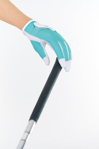 Eden Cabretta Leather Ladies Golf Glove- Ocean Blue