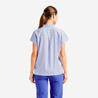 Nivo Ladies Veronica Cap Sleeve Polo - Cobalt