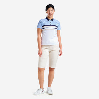 Nivo Ladies Finley Cap Sleeve Polo - Gentle Blue