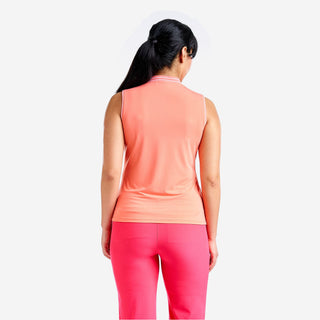 Nivo Ladies Fergie Sleeveless Polo - Melon