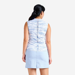 Nivo Ladies Linnea Sleeveless Polo - Gentle Blue