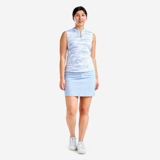Nivo Ladies Linnea Sleeveless Polo - Gentle Blue
