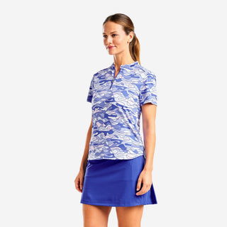 Nivo Ladies Lynda Cap Sleeve Polo - Cobalt