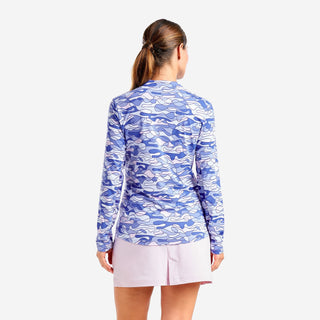 Nivo Ladies Lolita Long Sleeve Mock - Cobalt