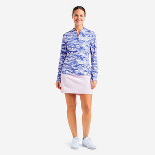 Nivo Ladies Lolita Long Sleeve Mock - Cobalt