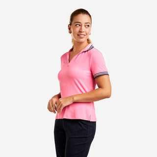 Nivo Natalia Ladies Golf Polo Top - Sachet Pink
