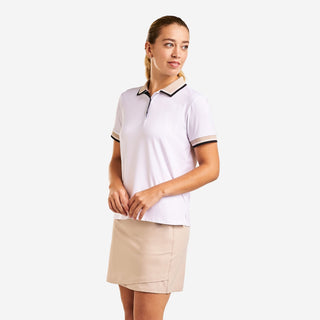 Nivo Lorraine Ladies Short Sleeve Golf Polo - White
