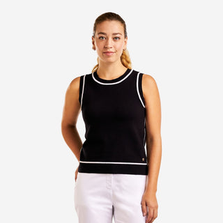 Nivo Nicolette Sleeveless Golf Sweater - Black