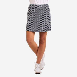 Nivo Liora Golf Skort - Navy & White