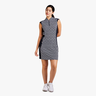 Nivo Liz Golf Dress - Navy & White