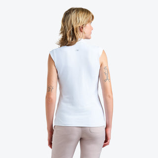 Nivo Ladies Nikki II Sleeveless Polo - White