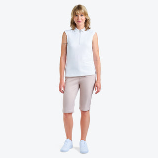 Nivo Ladies Nikki II Sleeveless Polo - White