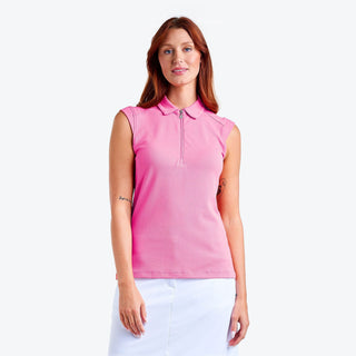 Nivo Ladies Nikki II Sleeveless Polo - Sachet Pink