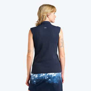 Nivo Ladies Nikki II Sleeveless Polo - Navy