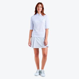 Nivo Ladies Noa II Half Sleeve Polo - White