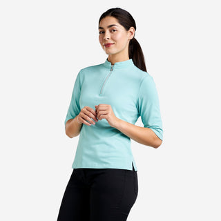 Nivo Ladies Noa II Half Sleeve Polo - Aruba Blue