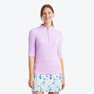 Nivo Ladies Noa II Half Sleeve Polo - Bubble Gum