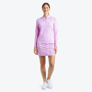 Nivo Ladies Lolita Long Sleeve Liv Cool Mock - Bubble Gum