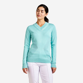 Nivo Nicole V-Neck Sweater - Aruba Blue