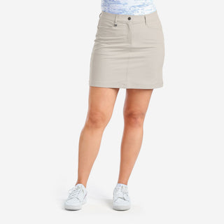 Nivo Ladies Marika II Ladies Golf Skort - Cream